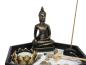 Preview: Zen-Garten mit Buddhafigur Rauchstab Dekostein Nr:HY-365